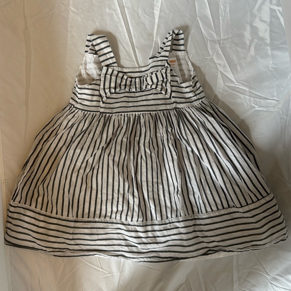 Gymboree striped dress with bow detail